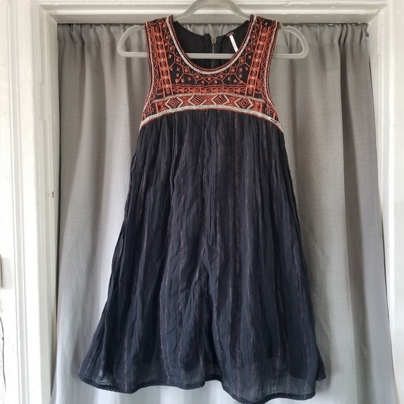 Free People | Aztec Bib Dress - Picture 2 of 10